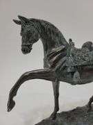 9.5" Horse w Saddle Statue