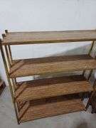 (2) Metal Bookshelves