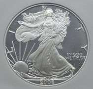 2006 W Proof American Silver Eagle, NGC PF 69 ULTRA CAMEO