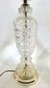 Pair of VTG Crystal 32" Table Lamps