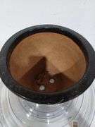 Ceramic Planter Pot & Spinning Plastic Pedestal
