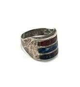 Mexican Sterling Silver Sodalite Ring Sz 10.5