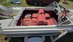 15" 4Winns Run About by Saf-T-Mate w/ 70hp Evinrude Outboard Motor