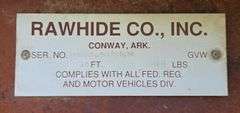 20ft Rawhide Stock Trailer