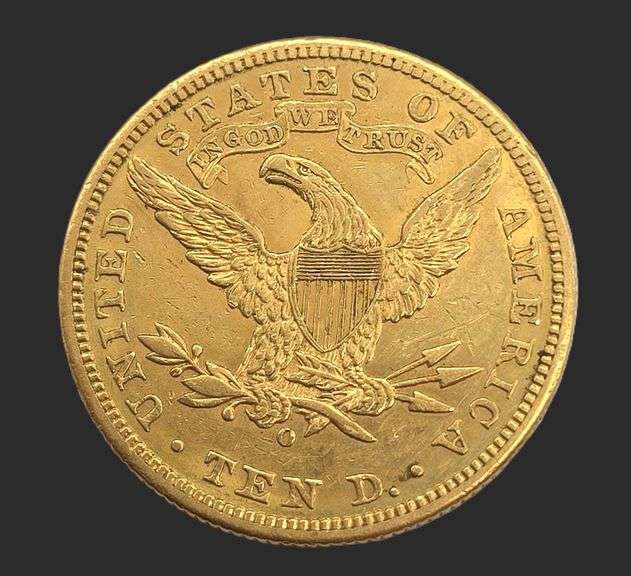 1895-O Gold $10 Liberty Head Eagle, AU
