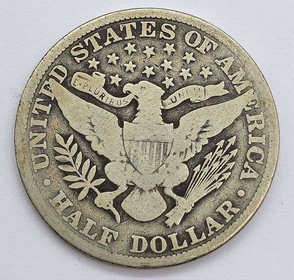 Scarce 1913 Barber Half Dollar, Good+