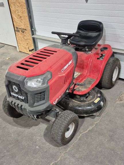 Troy-Bilt Pony 42" Riding Lawn Mower - Black And Gold Auctions