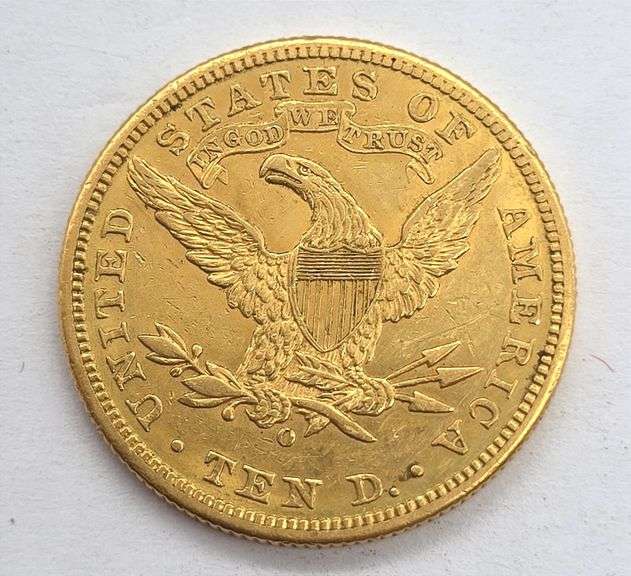 1895-O Gold $10 Liberty Head Eagle, AU
