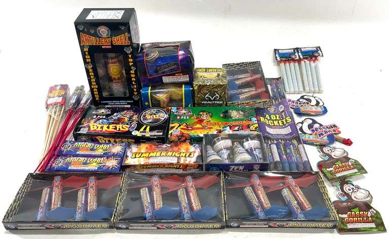 Large Assortment of Fireworks