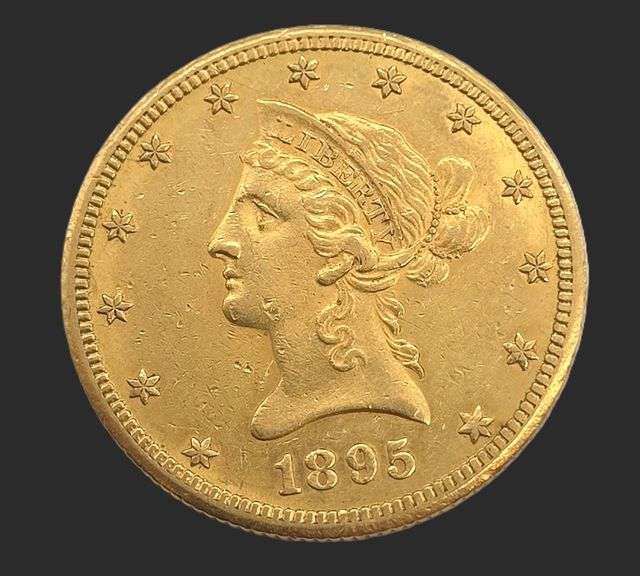 1895-O Gold $10 Liberty Head Eagle, AU