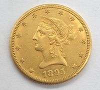 1895-O Gold $10 Liberty Head Eagle, AU