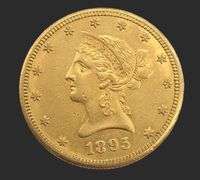 1895-O Gold $10 Liberty Head Eagle, AU