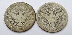 1905 & 1905-O Barber Half Dollars, Both Good
