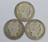 1906, 06-D, 06-O Barber Half Dollars