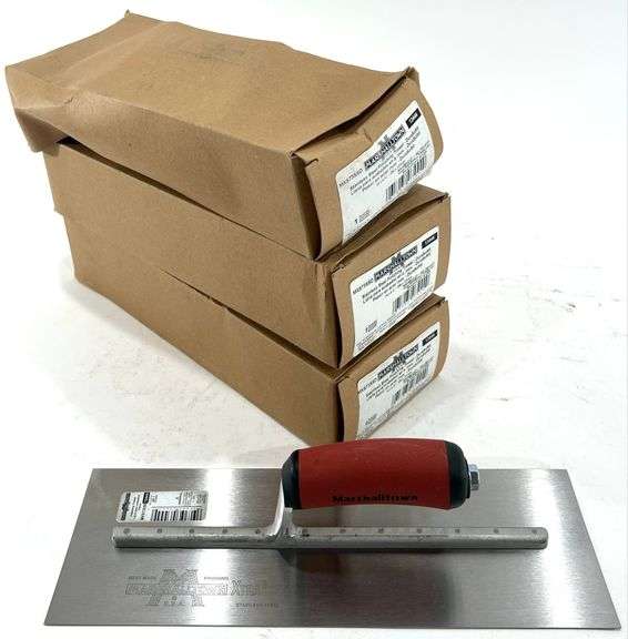 Goldblatt RED SINCE 1885 8 In. X 3 In. Pro Steel Mini Finishing Trowel G16118 - The Home Depot - View #5