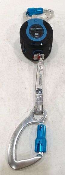 Fall Tech Dura Tech 6' SRL Carbiner - Black And Gold Auctions