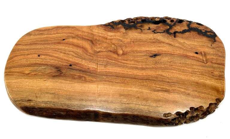 New BTEOBFY Natural Live Edge Coffee Table - 33.5” x 19”