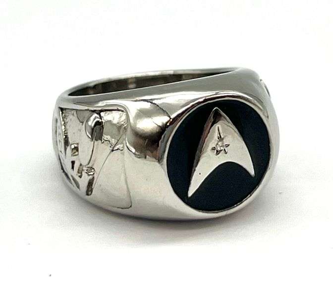 Sterling Silver Star Trek Ring