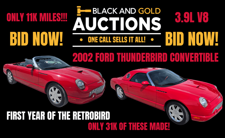 2002 Ford "RetroBird" Thunderbird Convertible Premium - Very Low Miles!!! Excellent Condition!