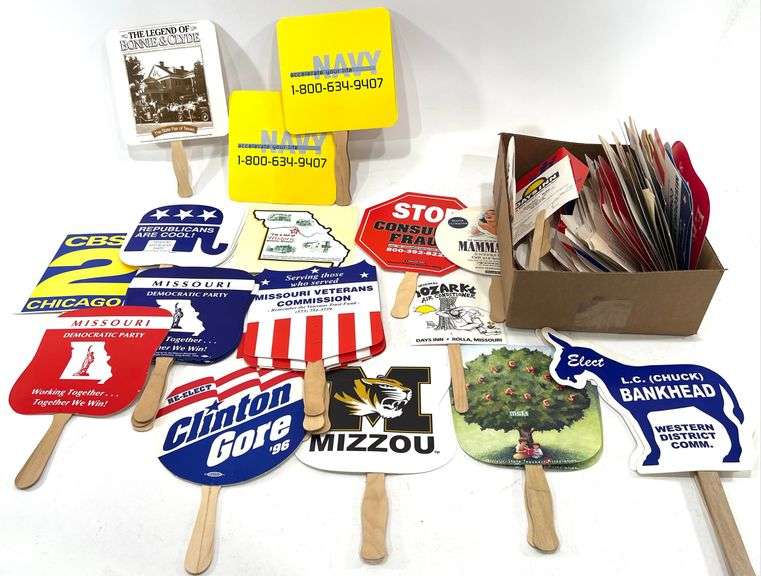 Bundle of Vintage Political / NAVY / Mamma Mia! / Mizzou Tigers Hand ...