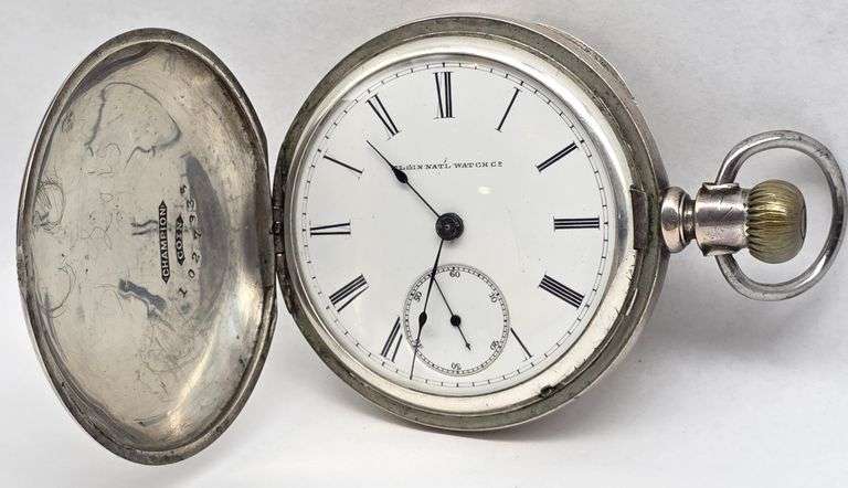 Elgin National Watch Co Pocket Watch - Coin Silver Case