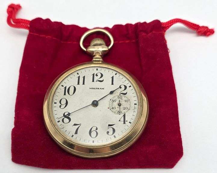 Waltham 14k Gold Filled Pocket Watch
