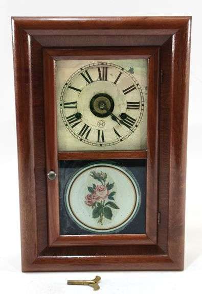 Cira 1880 Antique Seth Thomas Mantle Pendulum Clock w Key