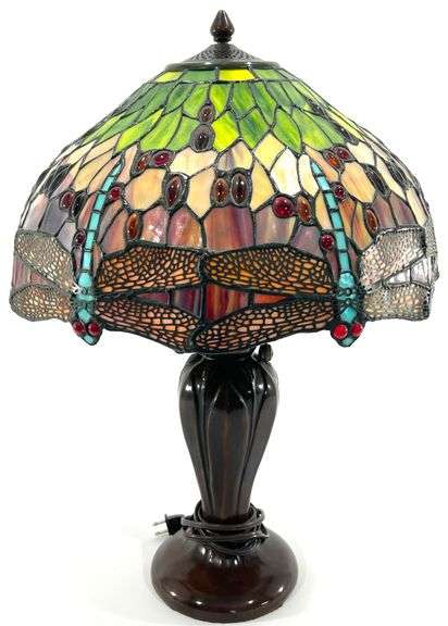 Dale Tiffany 2-Light Dragonfly Table Lamp