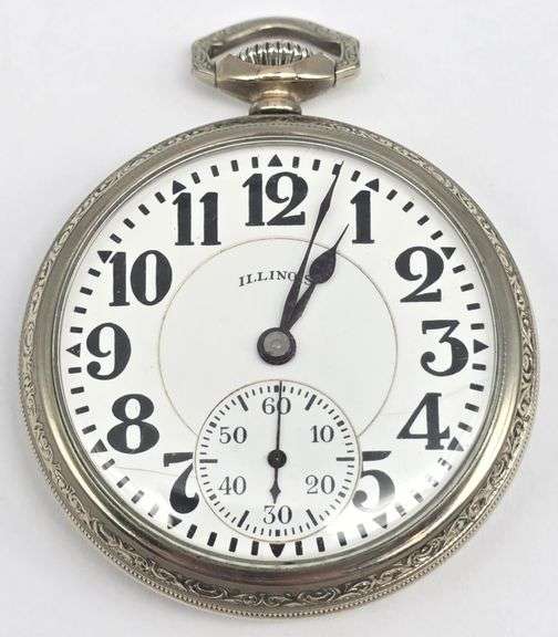 Illinois Watch Co 21 Jewel Bunn Special 60 Hour Pocket Watch