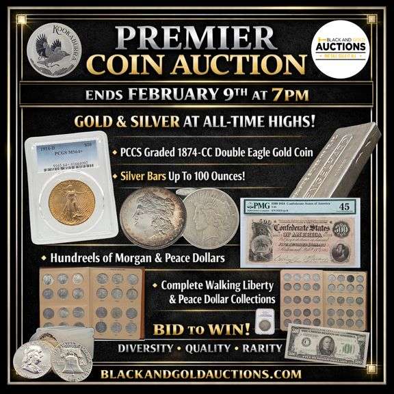 Premier Gold, Silver & Currency Auction