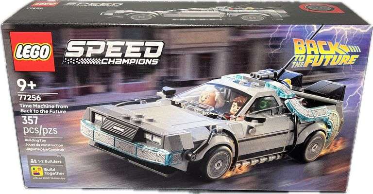 New LEGO Speed Champions ‘Time Machine From Back To The Future’ (77256 ...