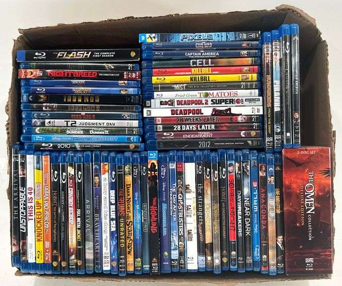 Assortment of Blu-Ray & DVD Movies - Iron Man / Lord of The Rings