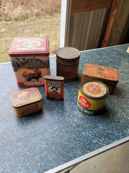 Vintage Tins. Collectible
