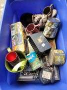 Vintage tins and decor