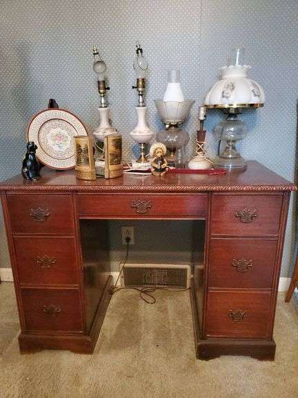 Desk and Contents
