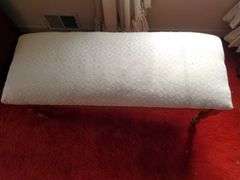 Padded Bench. Antique