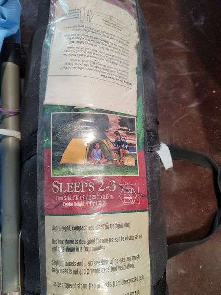 Camping Gear. Tents. Cot and Table