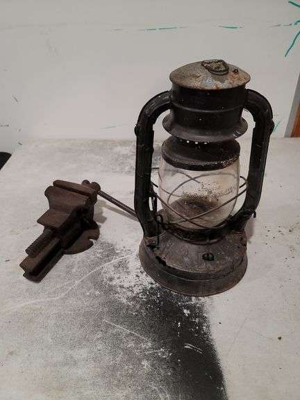 Small Vise and Old Lantern