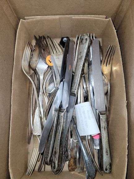 Old silverware. Plated. Not silver
