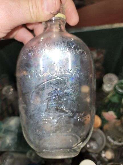 Box Lot of Antique Bottles