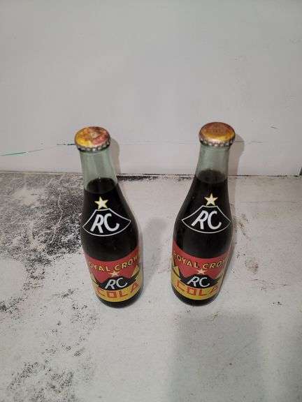 Antique unopened RC Cola bottles. 1950's era