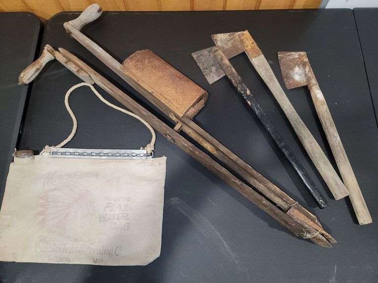 Tobacco Items - Planter and Knives - Water Bag