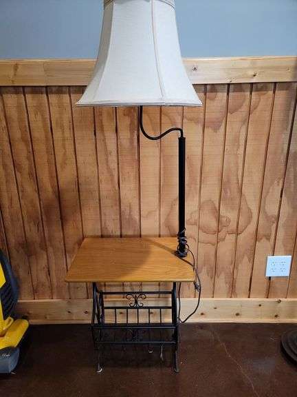 End Table with Built in Lamp