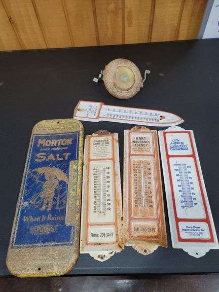 Old Advertising Thermometers