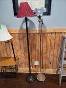2 standing lamps