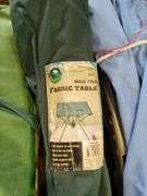 Camping Gear. Tents. Cot and Table