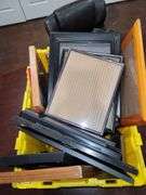 Box Lot of Miscellaneous Picture Frames. Tote NOT Included