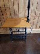 End Table with Built in Lamp