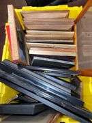 Box Lot of Miscellaneous Picture Frames. Tote NOT Included