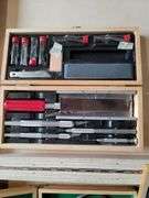 Wood Carving tools. Calipers. Drum sanding tools